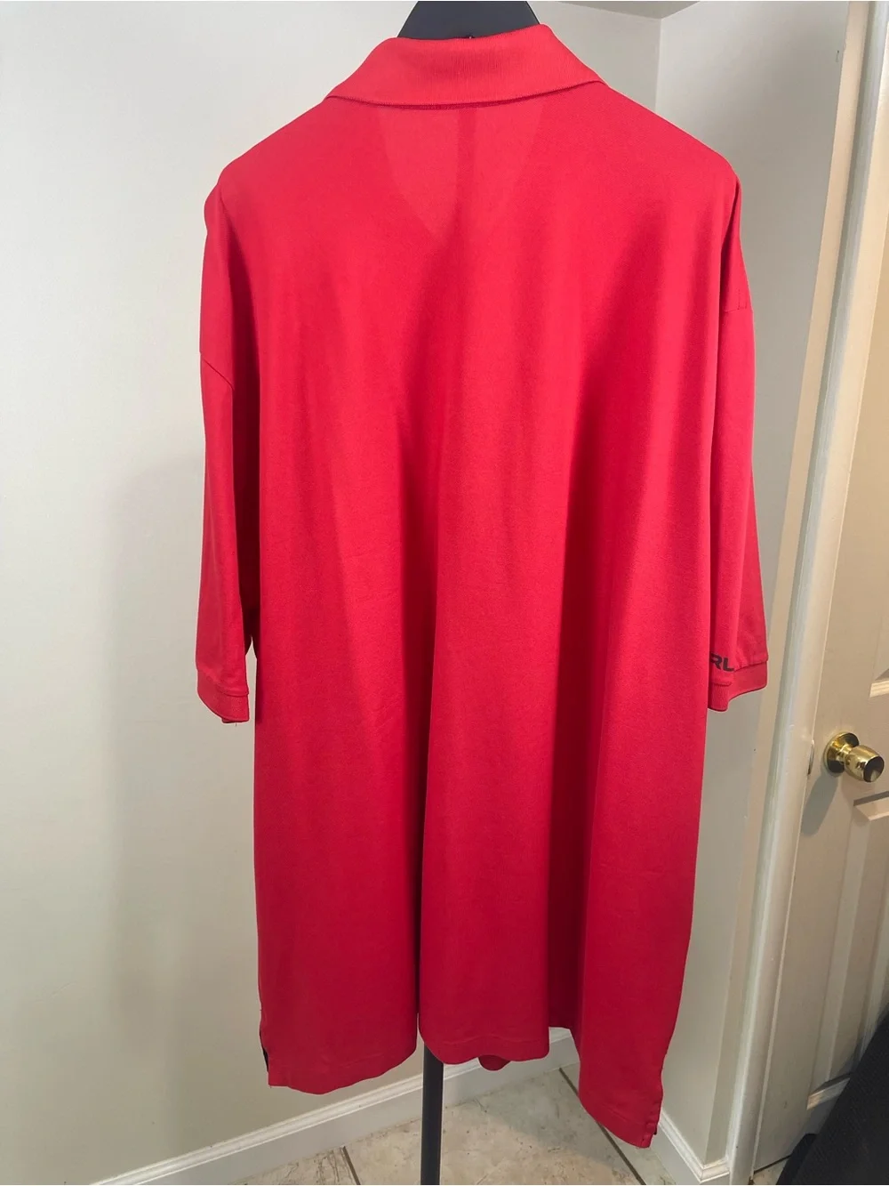 Ralph Lauren Red Short Sleeve Polo with Embroidered Pony